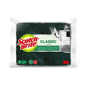 Scotch Brite Yeşil Klasik Sünger 2'li -1