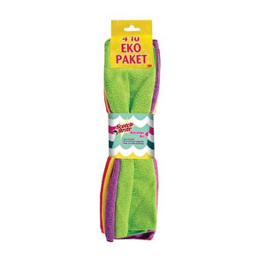 Scotch Brite Mikrofiber Açık Bez 4'lü -1