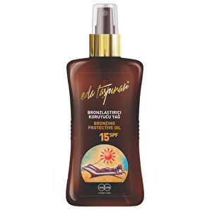 Eda Taşpınar Bronzlaştırıcı Koruyucu Yağ 200 ml 15 SPF -1