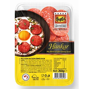 Beşler Hünkar Piliç Dilimli Isıl İşlem Görmüş Sucuk 260 G -1