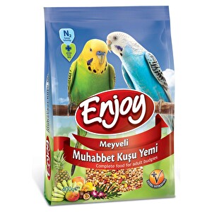 Enjoy Meyveli Muhabbet Kuşu Yemi 400 Gr - 1