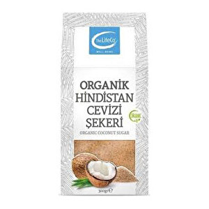 The LifeCo Organik Hindistan Cevizi Şekeri 300 Gr -1