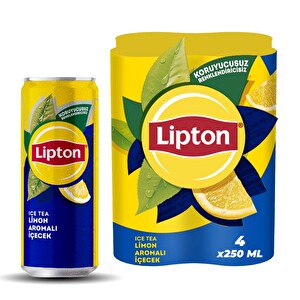 Lipton Ice Tea Limon Kutu 4x250 ml -1