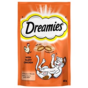 Dreamies Tavuklu Kedi Ödül Maması 60 G -1
