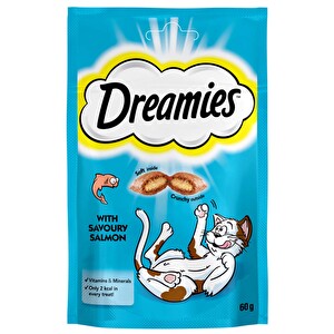 Dreamies Somonlu Kedi Ödül Maması 60 G -1