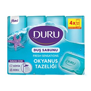 Duru Fresh Duş Sabunu Okyanus Esintisi 4x150 G -1