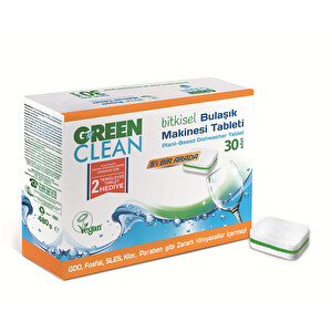 U Green Clean Bulaşık Makinesi Tableti 30'lu -1