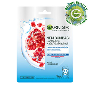Garnier Nem Bombası Kağıt Maske Mavi -1