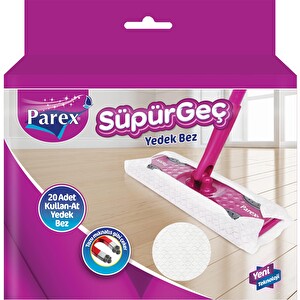 Parex Süpürgeç Yedek Kuru Bez 20 Adet -1