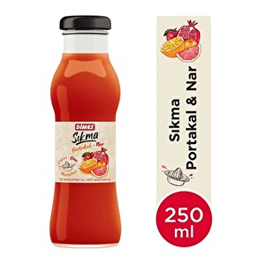 Dimes Sıkma Karışık Meyve Suyu 250 ml Cam -1