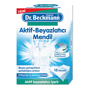 Dr. Beckmann Aktif Beyazlatıcı Mendil 15 Adet -1
