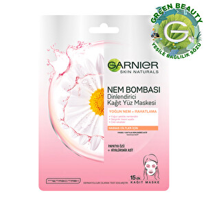 Garnier Nem Bombası Dinlendirici Kağıt Yüz Maskesi -1