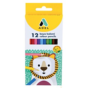 Adel Kuru Boya Kalemi 12 Renk -1