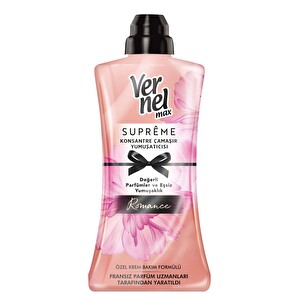 Vernel Max Supreme Konsantre Çamaşır Yumuşatıcısı Romance 1200 ml 50 Yıkama -1