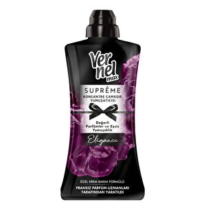 Vernel Max Supreme Konsantre Çamaşır Yumuşatıcısı Elegance 1200 ml 50 Yıkama -1