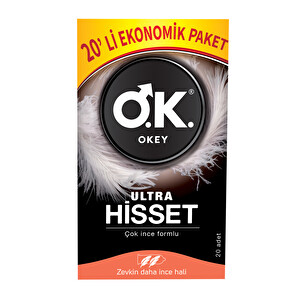 Okey Ultra Hisset 20'li Prezervatif - 1