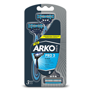 Arko Men Pro3 Tıraş Bıçağı T3 3 Parça -1