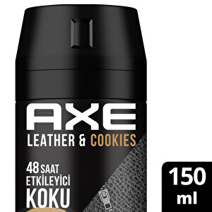 Axe Erkek Deodorant & Bodyspray Leather & Cookies 48 Saat Etkileyici Koku 150 ml - 1