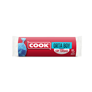 Cook Çöp Torbası Orta Boy 15'li - 1