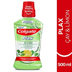 Colgate Plax Çay Ve Limon Plağa Karşı Ağız Bakım Suyu 500 ml -1
