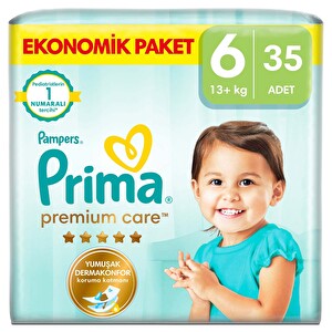 Prima Premium Care 6 Beden Bebek Bezi 35'li - 1