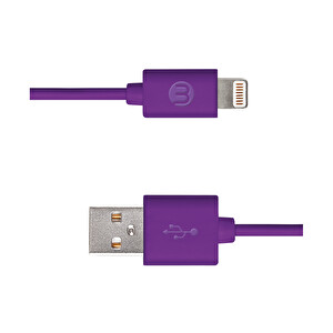 Mojue iPhone Şarj Kablosu Mor -1