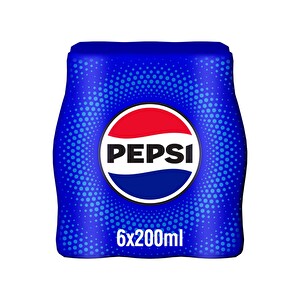 Pepsi Kola Cam Şişe 6x200 ml -1