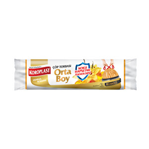 Koroplast Koku Hapsetme Vanilya Büzgülü Çöp Torbası 15'li -1