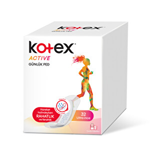 Kotex Active Günlük Ped 32'li -1