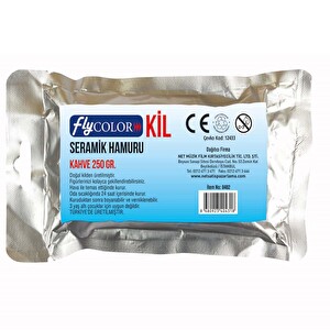 Net Müzik Flynet Doğal Kil Seramik Hamuru Kahverengi 250 g -1