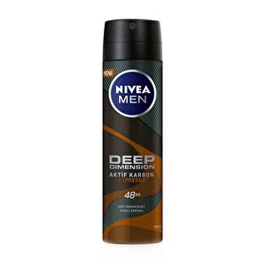 Nivea Men Deep Dimension Espresso Deodorant Sprey 150 ml -1