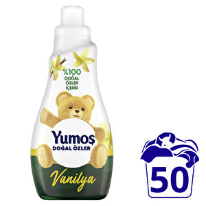 Yumoş Extra Yumoş Doğal Özler Konsantre Çamaşır Yumuşatıcısı Vanilya 1200 ml 50 Yıkama - 1