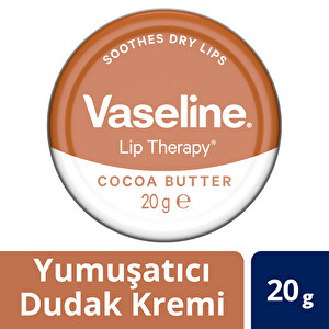 Vaseline Lip Therapy Yumuşatıcı Dudak Kremi Kakao Yağı 20 Gr - 1