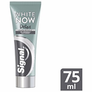 Signal White Now Diş Macunu Detox Kil Minerali 75 ml -1