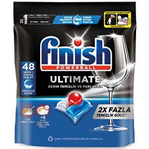 Finish Quantum Max 48 Kapsül Bulaşık Makinesi Deterjanı Tableti (1 x 48 Kapsül) - 1
