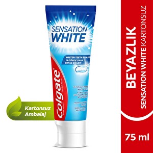 Colgate Sensation White Kartonsuz Beyazlatıcı Diş Macunu 75 ml - 1