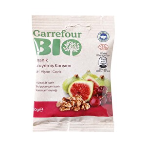 Carrefour Bio İncir Ceviz Vişne 50 G -1