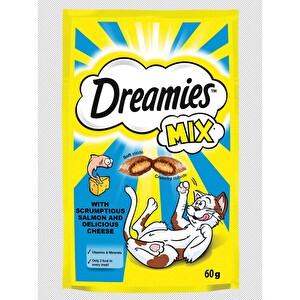 Dreamies Mix Somonlu & Peynirli Kedi Ödül Maması 60 G -1