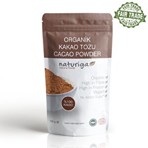 Naturiga Organik Kakao Tozu 100 Gr -1