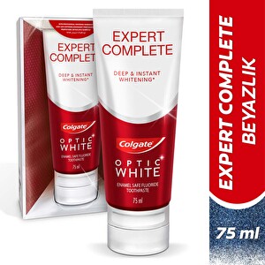 Colgate Optic White Expert Complete Beyazlatıcı Diş Macunu 75 ml -1