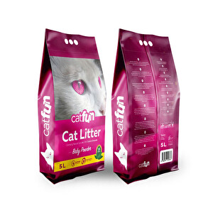 Catfun Kedi Kumu  5 L - Pudralı -1