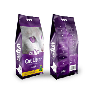 Catfun Kedi Kumu - Lavantalı 5 L -1