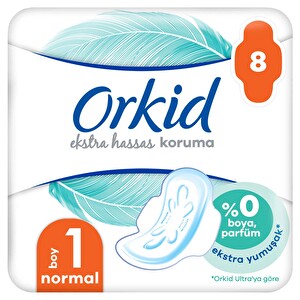 Orkid Extra Hassas Tekli Normal 8'li -1