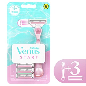 Gillette Venus Start Makina+2 Yedek Bıcak -1