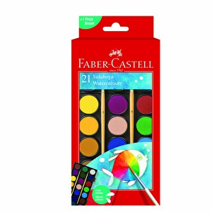 Faber Castell  Suluboya Seti 21 Renk -1