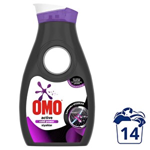 Omo Sıvı Çamaşır Deterjanı Siyahlar İçin Siyahlarınızı Koruyarak En Zorlu Lekeleri İlk Yıkamada Çıkarır 910 ml 14 Yıkama - 1