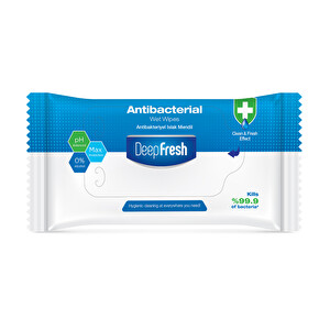 Deepfresh Antibakteriyel Islak Cep Mendili 15'li -1