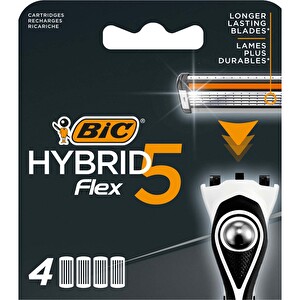 Bıc Flex5 Hybrid 5 Bıçaklı 4 Yedek Kartuş -1