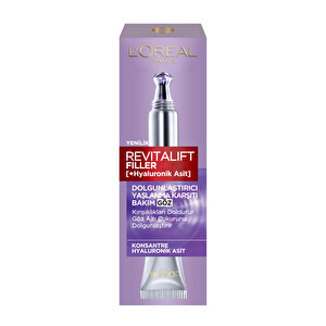 L'Oreal Paris Revitalift Filler Dolgunlaştırıcı Yaşlanma Karşıtı Göz Bakım Kremi 15 Ml - Hyaluronik Asit -1