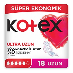 Kotex Ultra Süper Ekonomik Uzun 18'li - 1